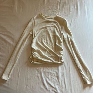 Madewell Ivory Long Sleeve Women's Tee